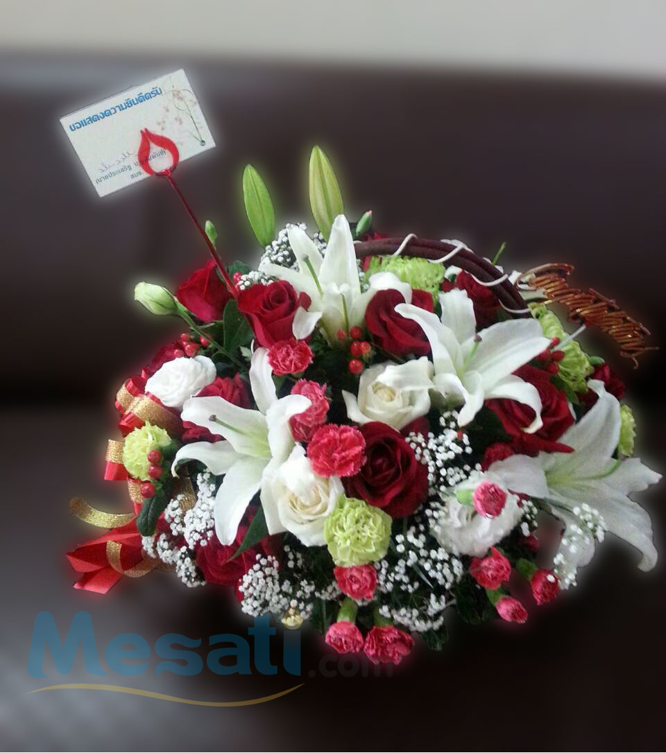 กระเช้าดอกไม้ 05