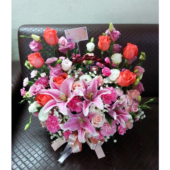 กระเช้าดอกไม้ 16