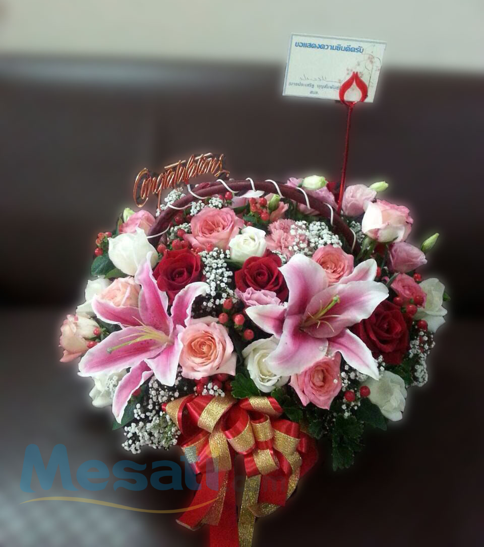 กระเช้าดอกไม้ 03